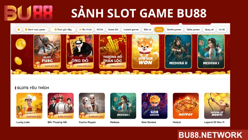 giới thiệu sảnh slot game bu88